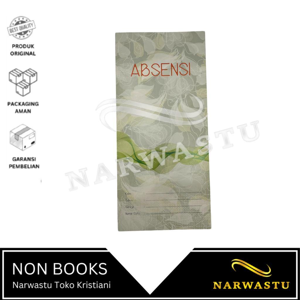 NARWASTU - Buku Absensi Sekolah Minggu - KHB003