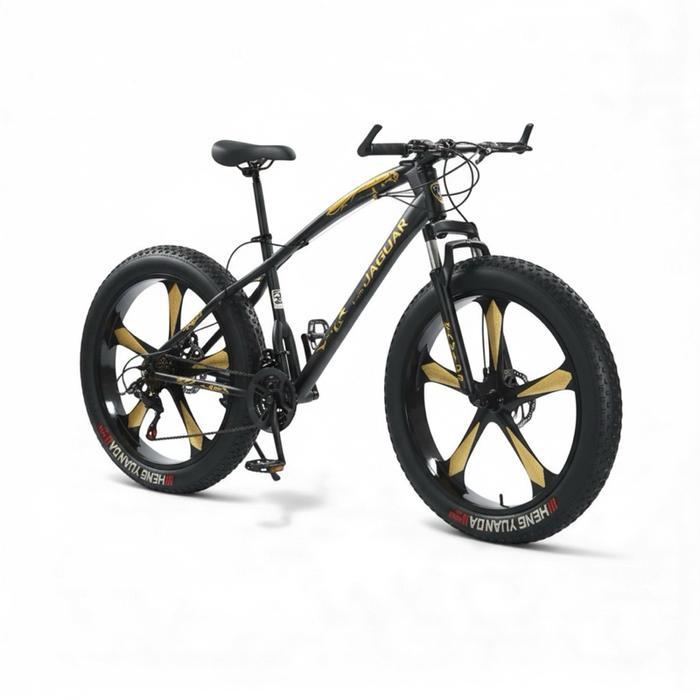 Sepeda Gunung MTB 26 Inch XAVIOR JAGUAR RACING 24 Speed - Black