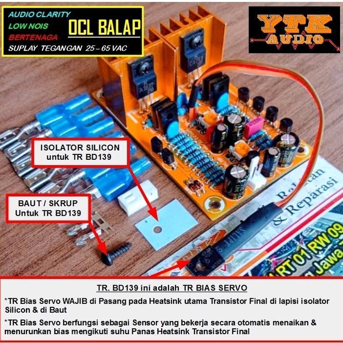 kit driver power amplifier OCL BALAP