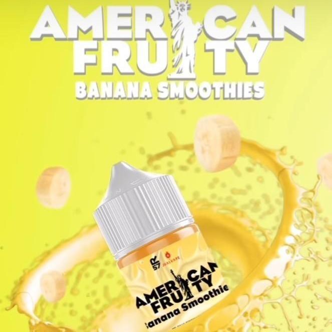 UA AMERICAN FRUITY BANANA SMOOTHIES 60ML BY R57 x JUALVAPE