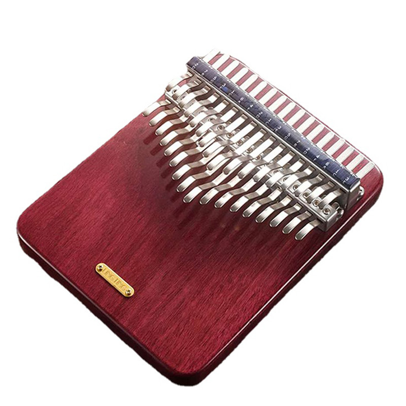 LINGTING Chromatic Kalimba 34 Keys C Note Double Thumb Piano Professional Musical Keyboard Kalimba
