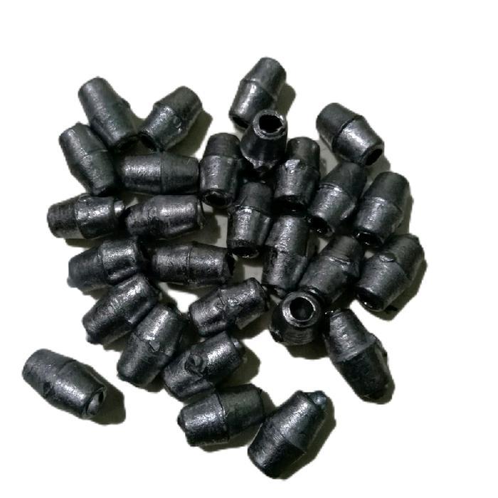 Timah Jaring Ikan Pancing Isi 100pcs Pemberat Jaring Timah bloon Ikan