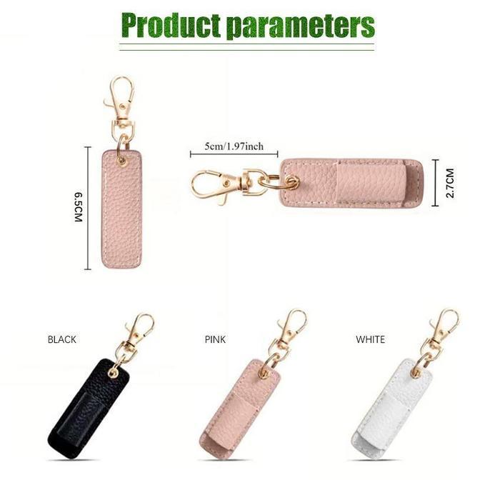 Gantungan Kalung Tali Pin Pensil Pulpen Bolpoin Kulit Sintetis / Gantungan Pulpen Kulit Pas Di