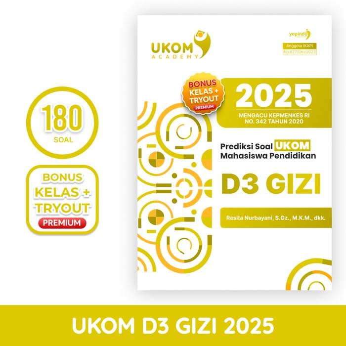Ukom Academy Prediksi Soal Ukom D3 Gizi 2025