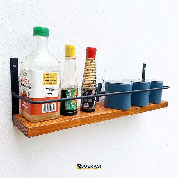 Dekorumaa Furniture - Rak Dinding Ala Jepang Simple Minimalis Vintage Kuno Retro