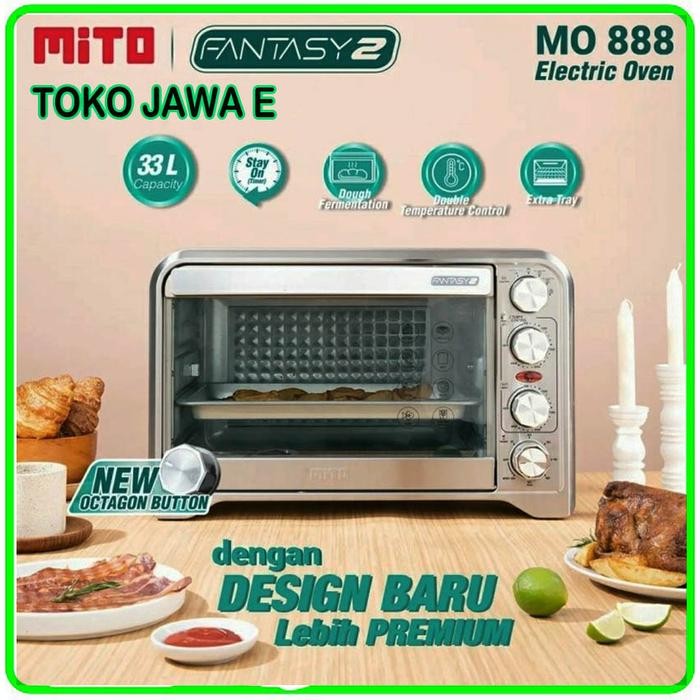 Ready MITO MO-888 FANTASY Oven Listrik Kapasitas Besar 33 Liter + With Lamp