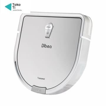 Dibea Penghisap Debu Kering Robotic D960 - Hitam - Putih Original - Putih