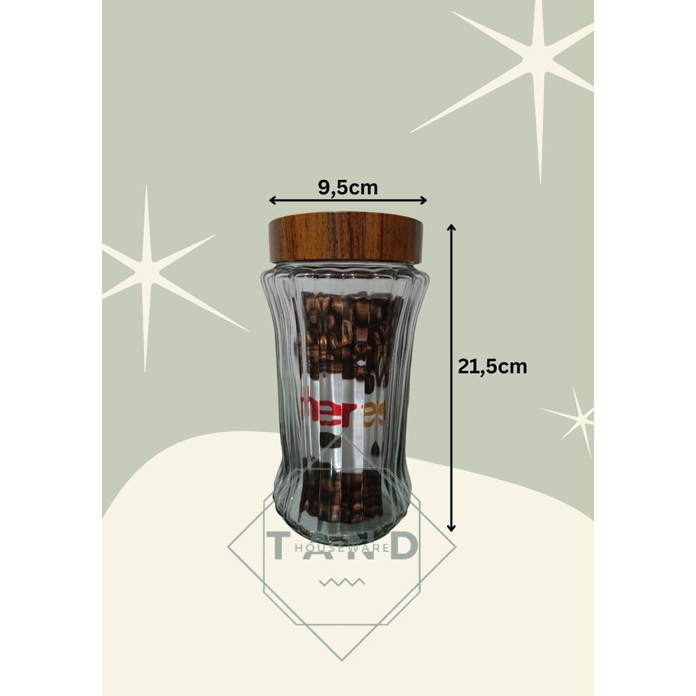 Toples Kaca Besar Unik Dinasty Bulat Kedap Udara Model Timbul 1,3 L #Gratisongkir #Sale #Discount