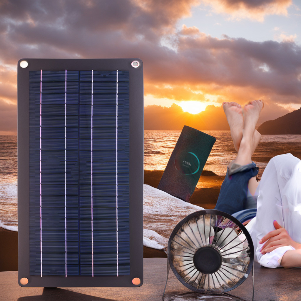 Solar Power System Solar Panel Kit USB5V DC12V Power Station 10-30-60A Controller for Home Car Campi