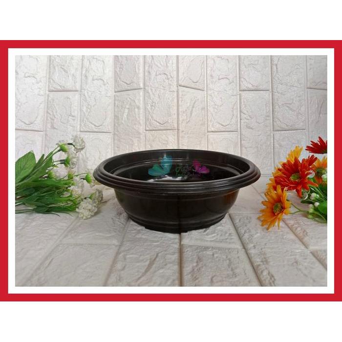 POT BONSAI BULAT 25CM HITAM Pot Tanaman Bonsai 25 cm PLASTIK
