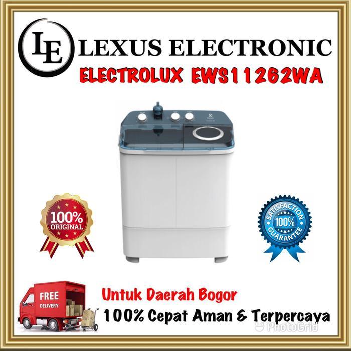New ELCTROLUX MESIN CUCI 2 TABUNG 10KG EWS11262WA 11262WA EWS 11262