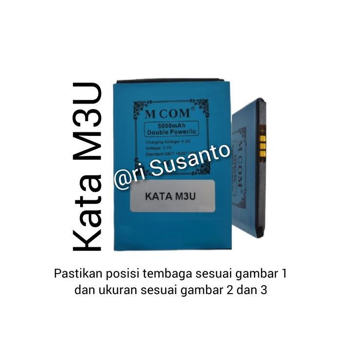 BATERAI MCOM FOR KATA M3U DOUBLE POWER 5000MAH