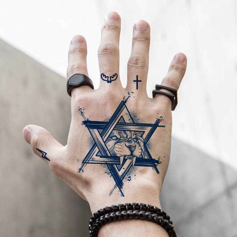 Juice Lasting Ink Tattoo Body Art Waterproof Temporary Tattoo Stickers Snake Dragon Cross Tattoo Arm