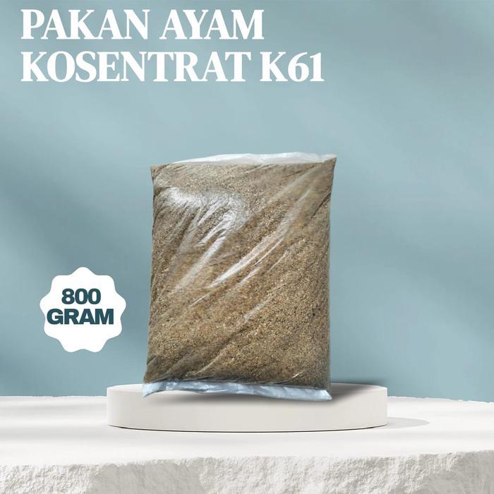 K61 KOSENTRAT AYAM PETELUR PRODUKSI PAKA CAMPURAN AYAM PEDAGING DIKEMAS 800 GR