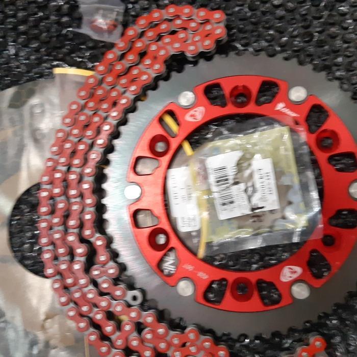 Gear Set Paket Crf 150L Thor Rantai Sss Merah