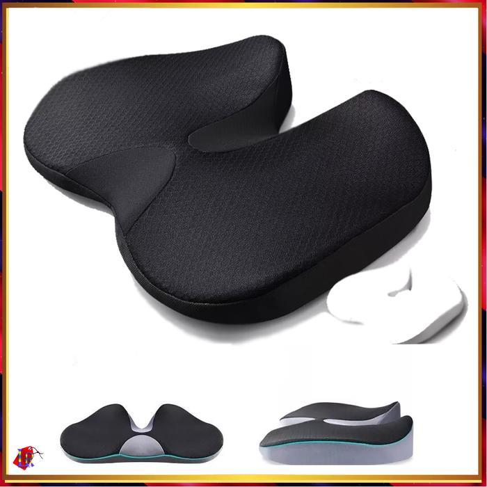 Bantal Duduk Kursi Mobil Kantor Ortopedi Tulang Ekor Memory Foam