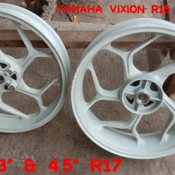 velg axio lebar putih 300 inch dan 450 inch ring 17 yamaha vixion r15 bahan modif scorpio byson r15