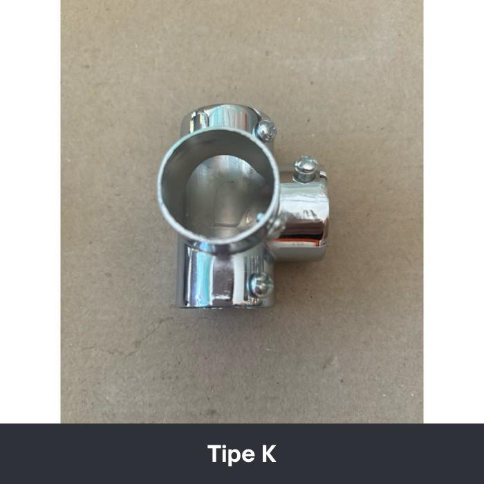 Bracket Pipa Join Pipa Sambungan Pipa Stainless 1inch