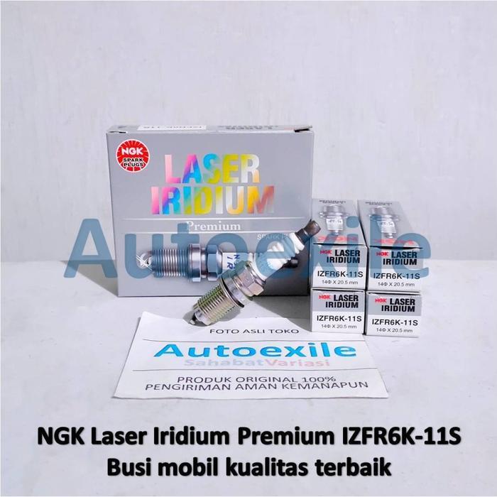 BestSeller Busi Mobil NGK Laser Iridium Premium IZFR6K-11S IZFR6K11S Original