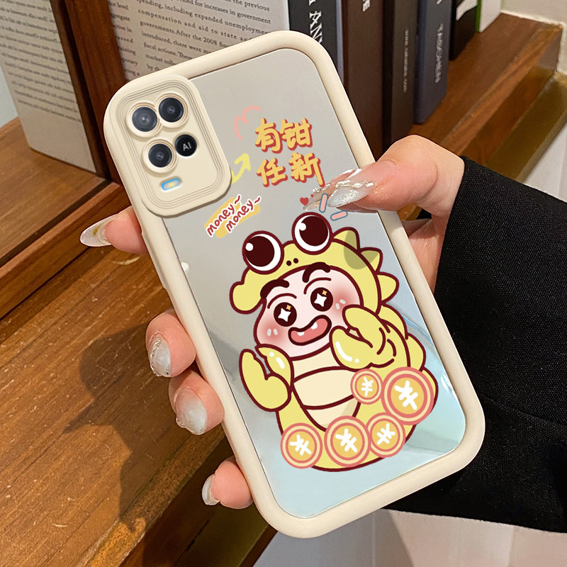 Casing Hp OPPO A54 Case HP Casing pola karakter anime lucu Kesing Kasing cermin Cesing Silikon Softc