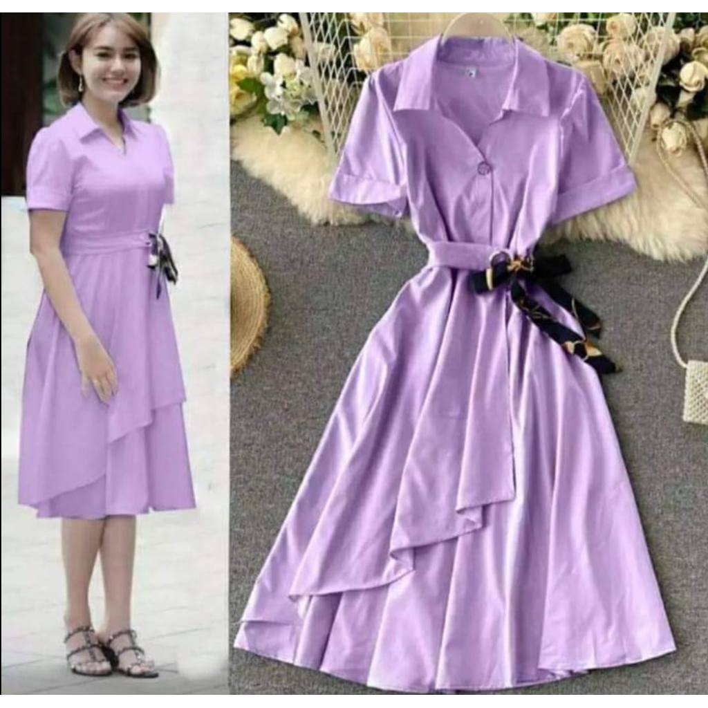Dress Andin/Amanda Manopo Ikatan Cinta Atasan Wanita Cewe Korean Daster Busui TEBARU 2021BAJU ANDIN 