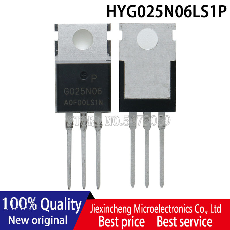10PCS HYG025N06LS1P G025N06 G025N06P HYG025N06 TO-220 60V 160A MOSFET