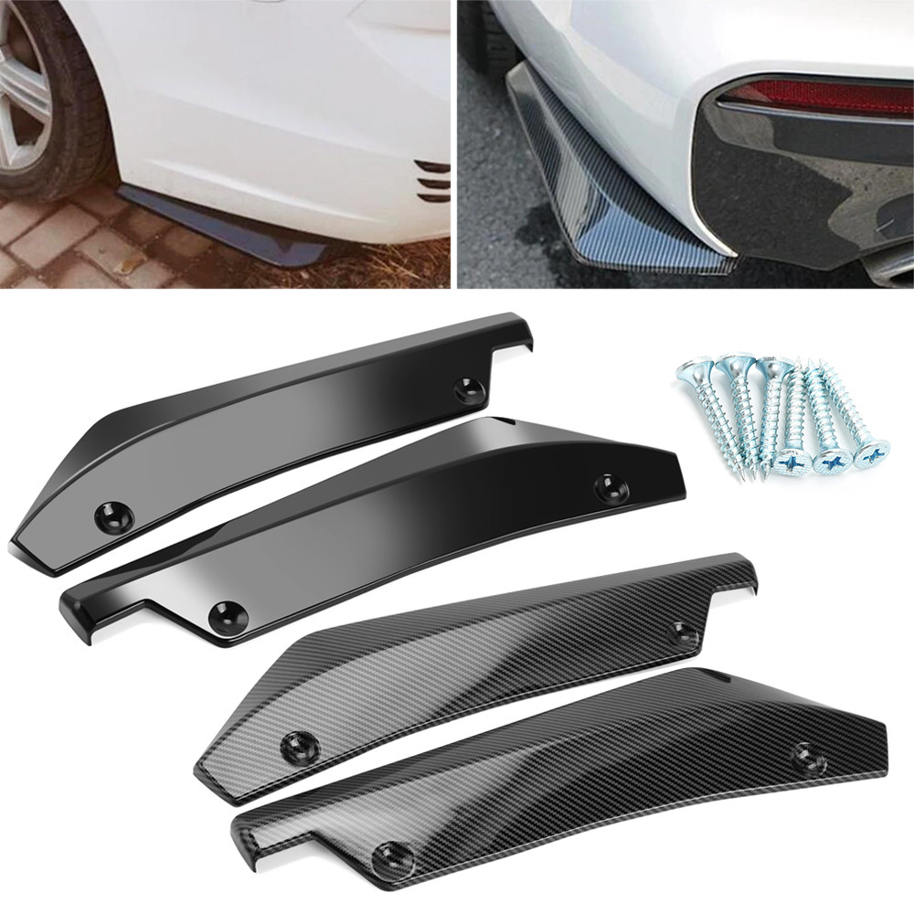 Car Rear Bumper Lip Sport Diffuser Splitter Car Decoration For Vw Golf 5 6 7 Jetta Mk5 Mk6 Mk7 Cc