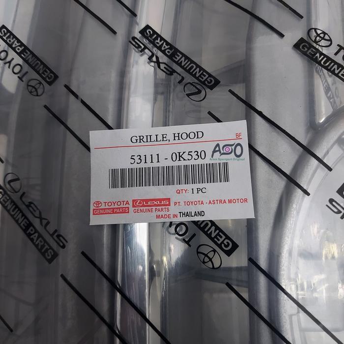 Baru Grille Kap Mesin Innova Barong 2013 2014 2015 Krom Chrome Ori Berkualitas
