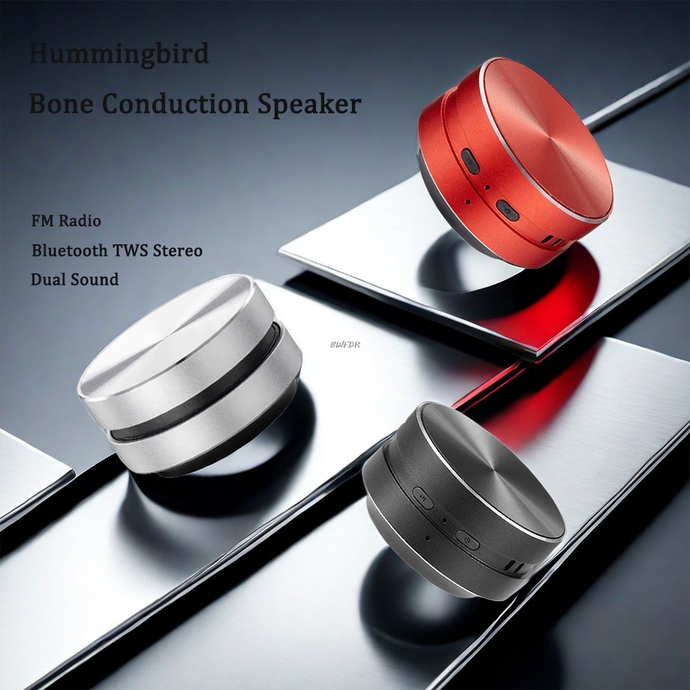 2025 Hot Bone Conduction Speaker Bluetooth-Compatible Wireless Stereo Sound Hummingd Speaker