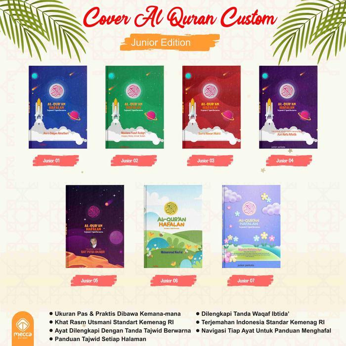 Sedia Al Qur'an Custom Anak Nama dan Foto + Box(gift) A5 Hard Cover Quran