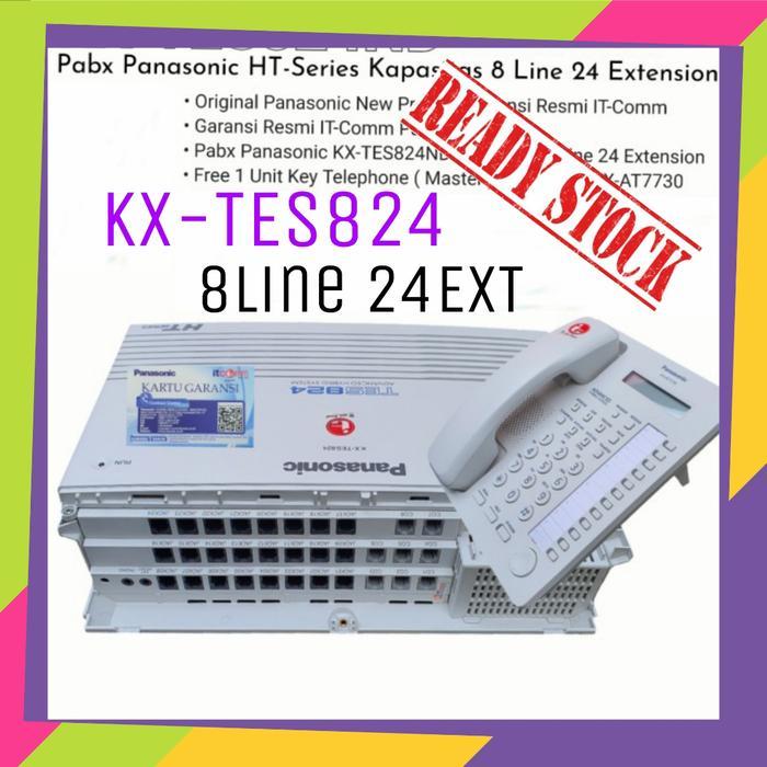 PABX PANASONIC KX-TES824 8LINE 24EXT. Original Panasonic