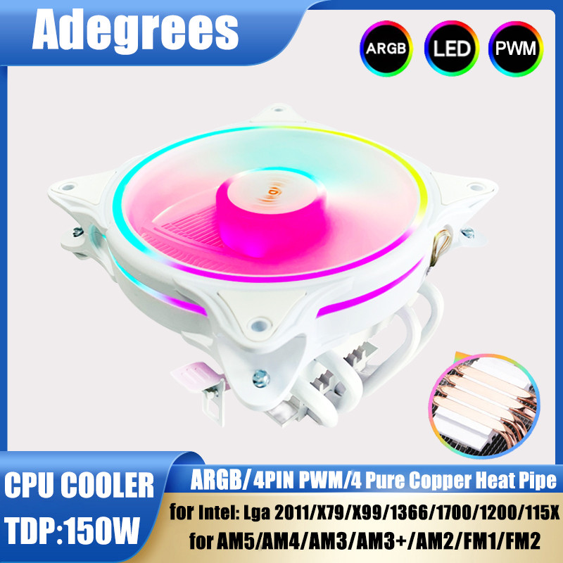 4 Heatpipes Cpu Air-Cooled Cooler Argb Pc Processor Thermalright Fan For Intel Lga 1366 115X 1700