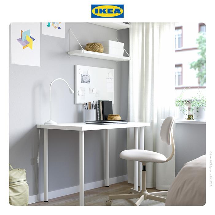 delonfx- Ikea Linnmon Meja Minimalis Berkualitas Putih 100X60 Cm