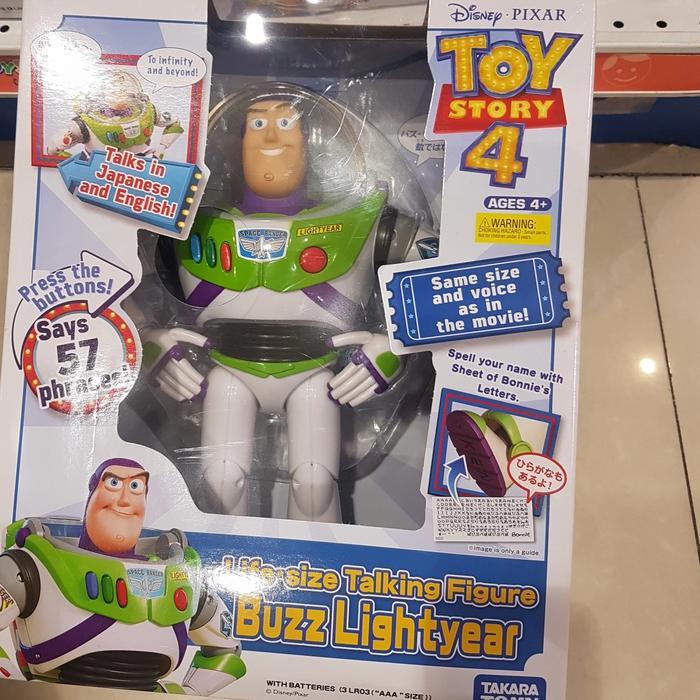 Talking Figure Buzz Lightyear Toy Story 4 Original Takara Tomy