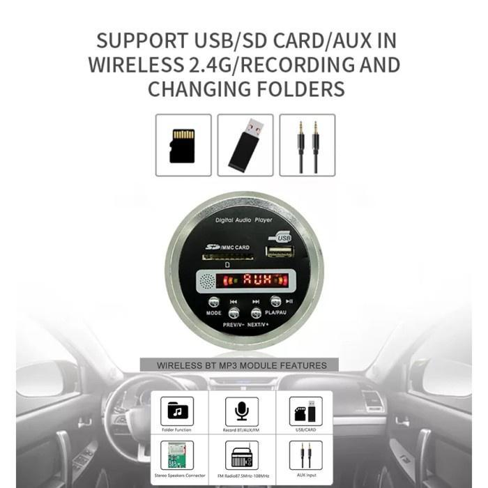 NW Modul mp3 Bluetooth 5V - 12V D122 MODEL BULAT