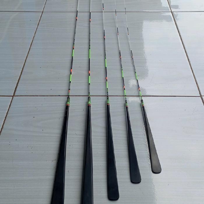 JORAN WADER Super Lentur / Bahan Tanduk Kerbau Asli Fiber Optik Pancing Ikan Umpan