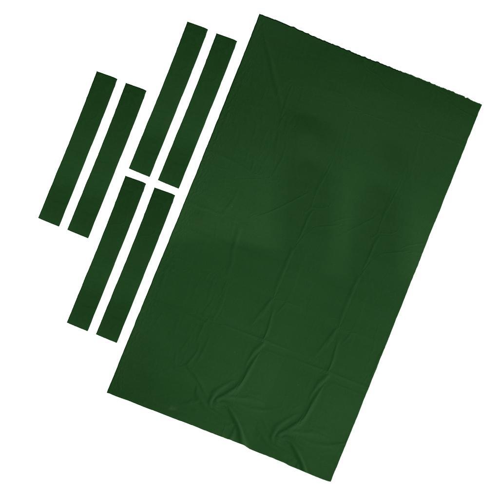 9 Feet Pool Table Felt with 6Pcs Strips for 9ft Pool Billiards Table - Heavy