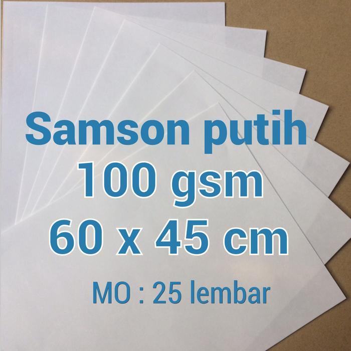 samson putih white kraft kraft paper import bleached