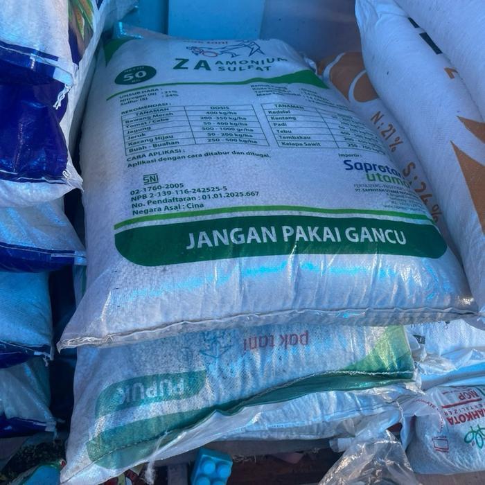 Pupuk ZA PAK TANI GRANUL 50KG ORIGINAL PABRIK