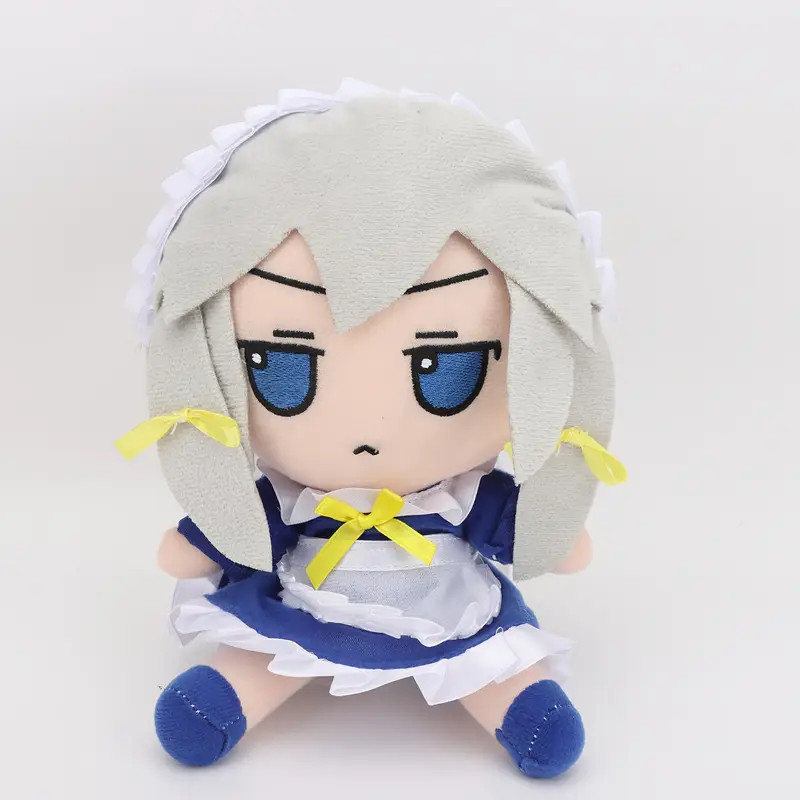 20cm Touhou Project Lovely Plush In Stock fumofumo TouHou Project Basic Izayoi Sakuya Doll Anime