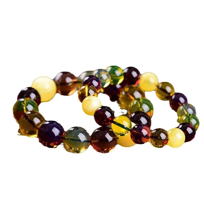 Natural Myanmar Honey Agate Multiforest Handband Original Mineral Blue Agate Gold Agate Blood Agate