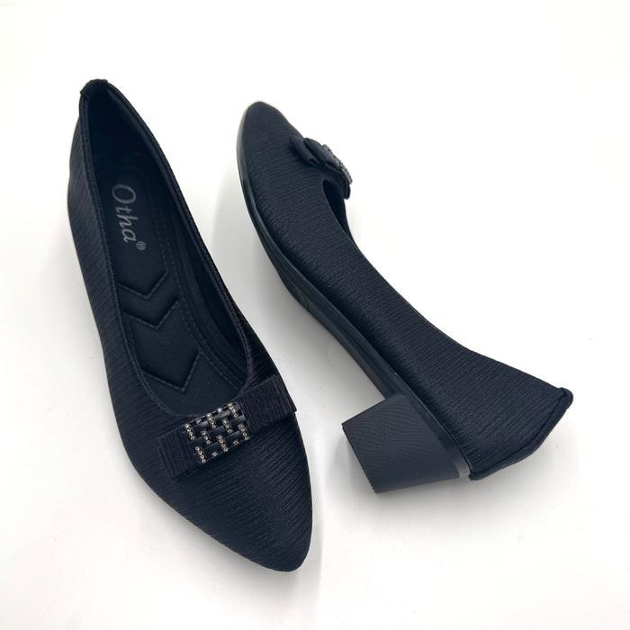Otha Shoes H834 Ofw - Sepatu Pantofel Wanita Hak 3 Cm Heels