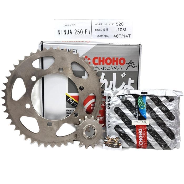 Gear Set/Gearset / Chain Kit Ninja 250 Fi Choho
