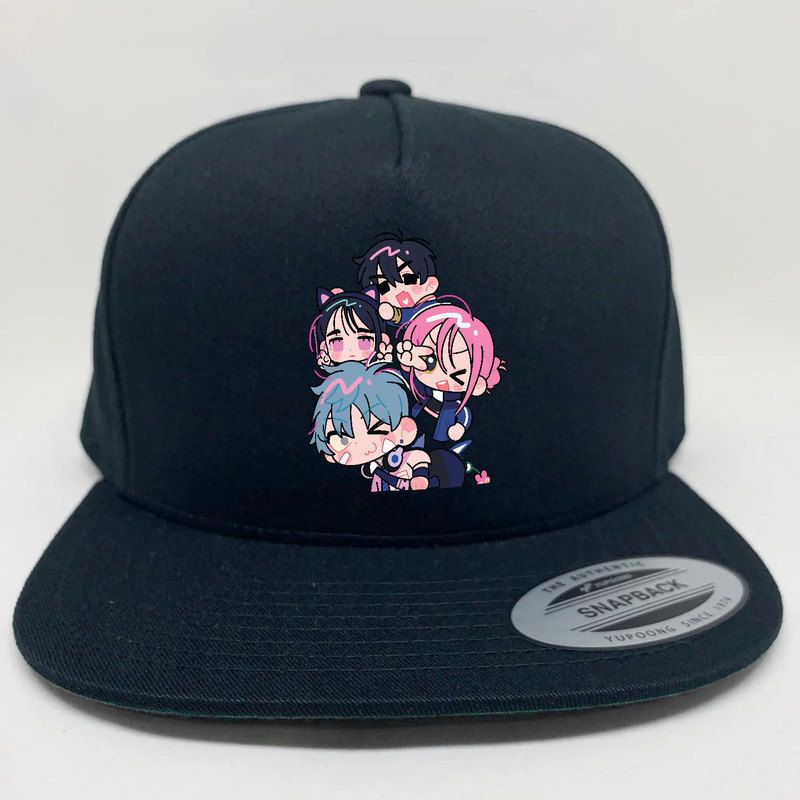 Topi Snapback Alien Stage ALNST Adorable Alien Stah Chibis
