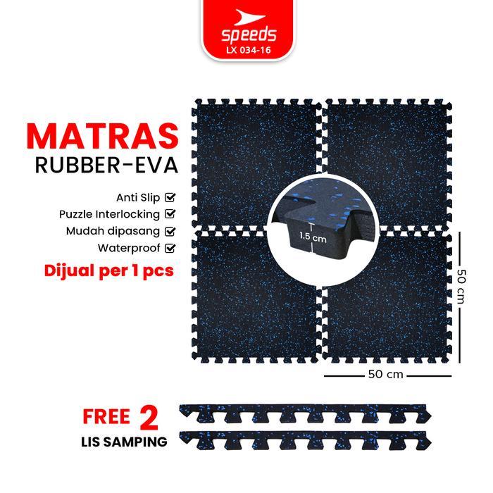 Nirvana Active - Matras Anti Slip Waterproof Lantai Puzzle Rubber-Eva Matras Yoga Karpet Gym Matras
