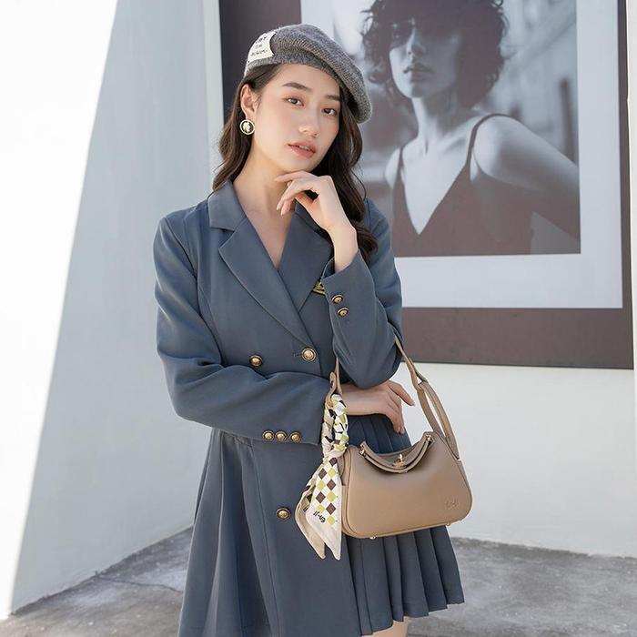Troy Collection - Enji Naera Shoulderbag Taupe Selempang Slingbag