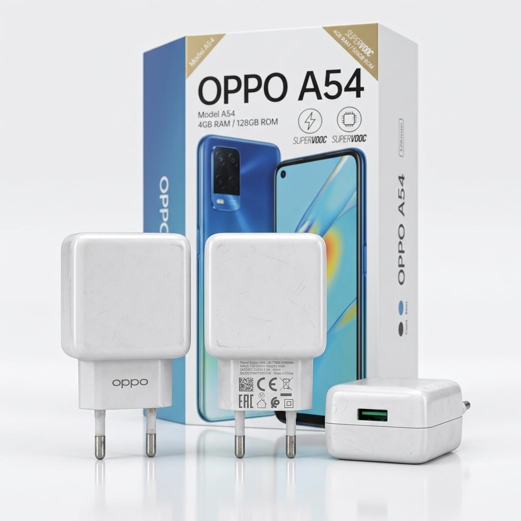 Adaptor Cas Oppo VC54JAEH Original Bekas Fast Charging VOOC 20W 5V 4A Cocok Oppo A54 Charger Oppo Or