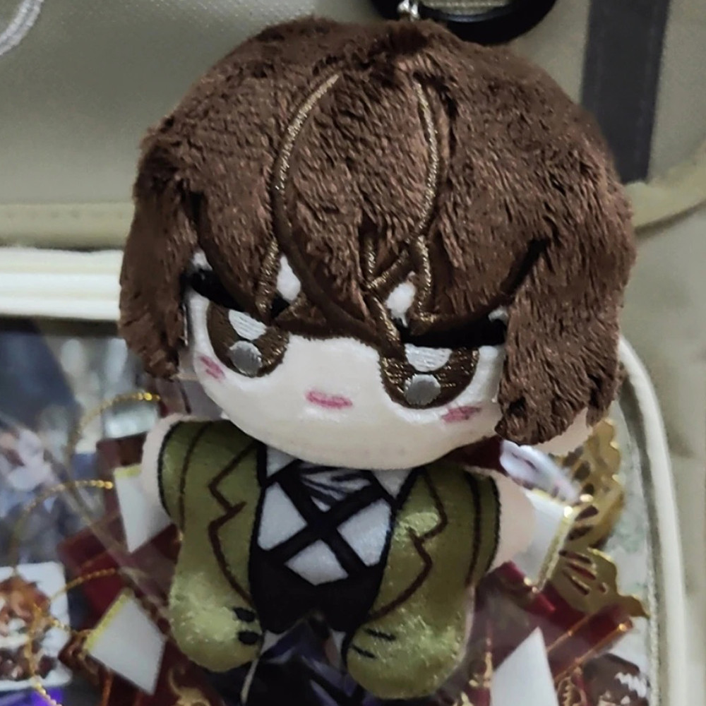 Anime BSD Dazai Osamu Plush Doll Nakahara Chuuya Nakajima Atsushi Edogawa Rampo Doll Mini Pendant