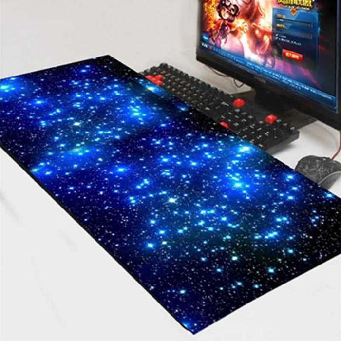 Kirim Paket Murah Mousepad Gaming XL Jumbo Desk Mat Motif Starlight Kain Mouse Kain Mouse Kain Mouse