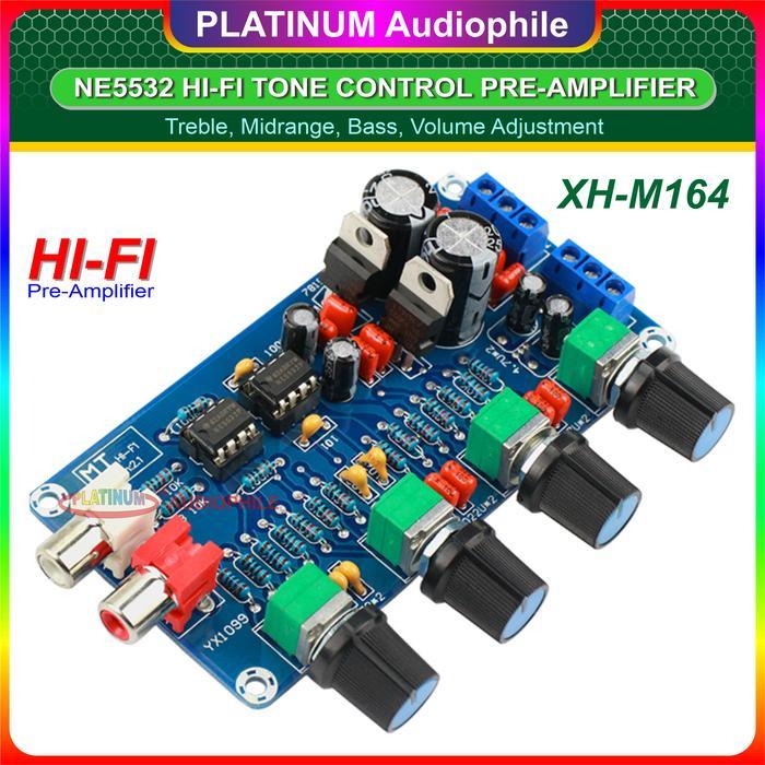 Stereo Tone Control Modul NE5532 Hifi Pre Amplifier Preamp XH-M164